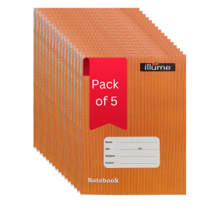 illume A5 Notebook (Pack of 5 ) Mix Copy / Three in one 160 pages
