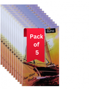 Long Book / White Paper / 176 pages 1 line / Single Ruled